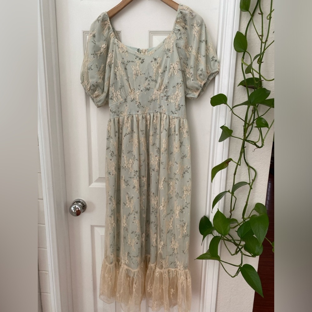 Cottage Core Lace Dress, Summer Dress women, French Dress Vintage, Nap Dress